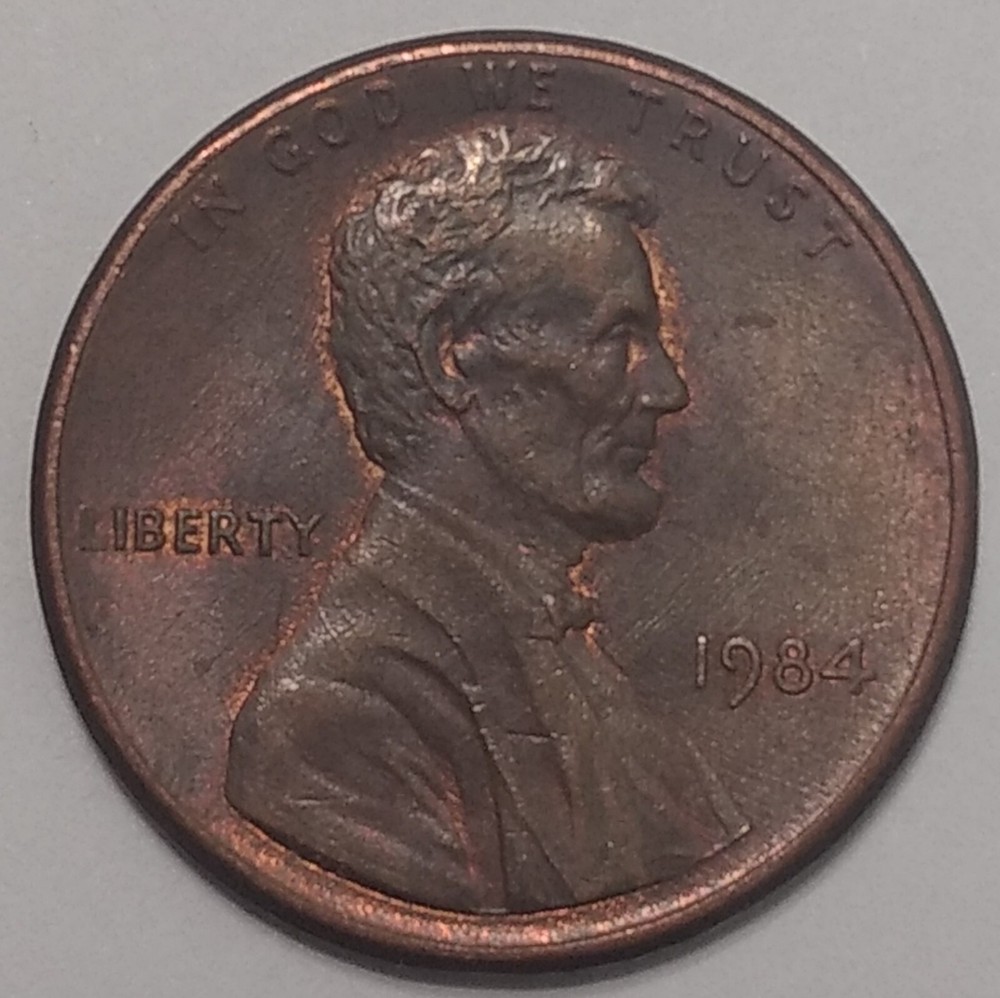 1984 Mint State Lincoln Cent ~ BN ~ Toned