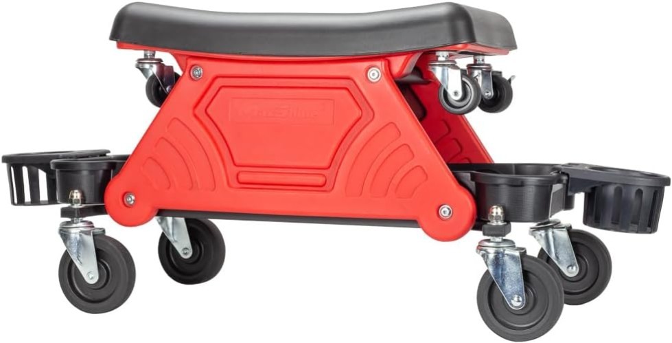 2-in-1 Modular Detailing Creeper Seat V2 | Rolling Creeper with Removable Cus...