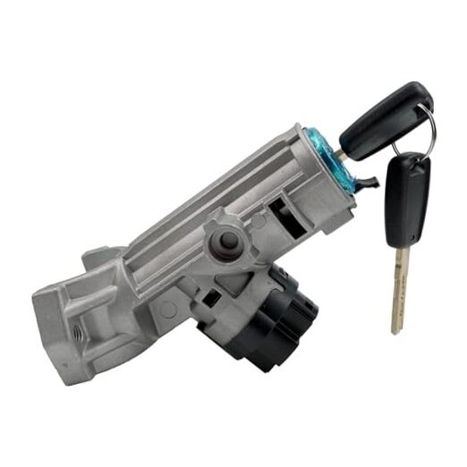 Ignition Starter Switch Cylinder Housing Assembly with 2 Keys Replacement