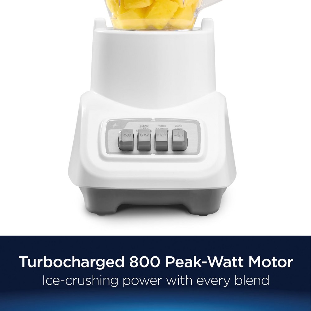 Oster 800 Watt Turbo Blender White Kitchen Food Processor Blender