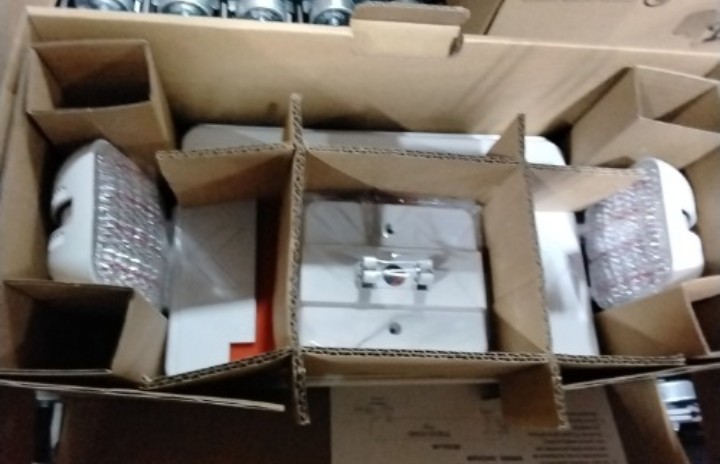 Qllite Combination Emergency Exit With LED Emergency Lights. Green And Red Exit.