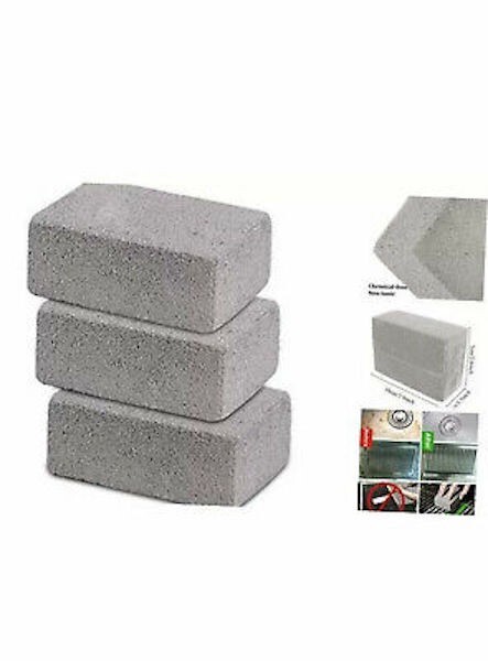 Brick Cleaning Grill Block Griddle Stone Pumice 3pack Magic BBQ Cleaner Brick-A