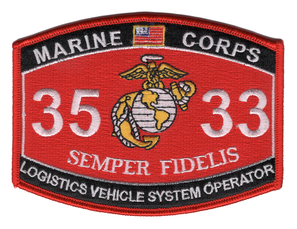 3533 Logistics Vehicle System Operator MOS Patch
