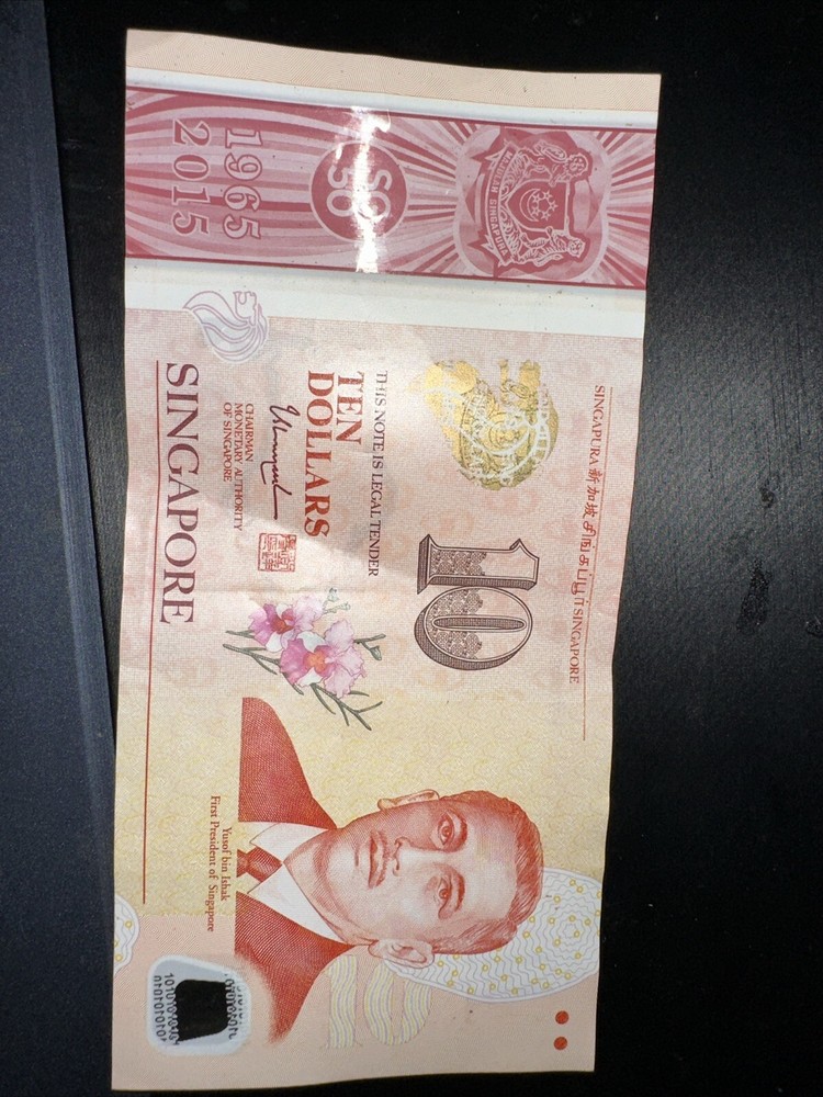 Singapore 10 Dollars 2015
