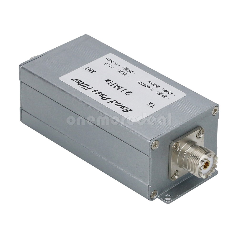 21MHz BPF Band Pass Filter Shortwave Communication LC Filter 15m Band 200W