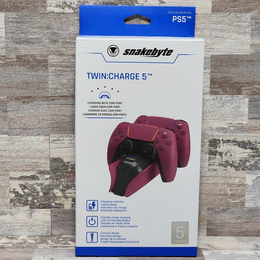 Snakebyte Twin: Charger 5tm PS5 Controller Charging Stand