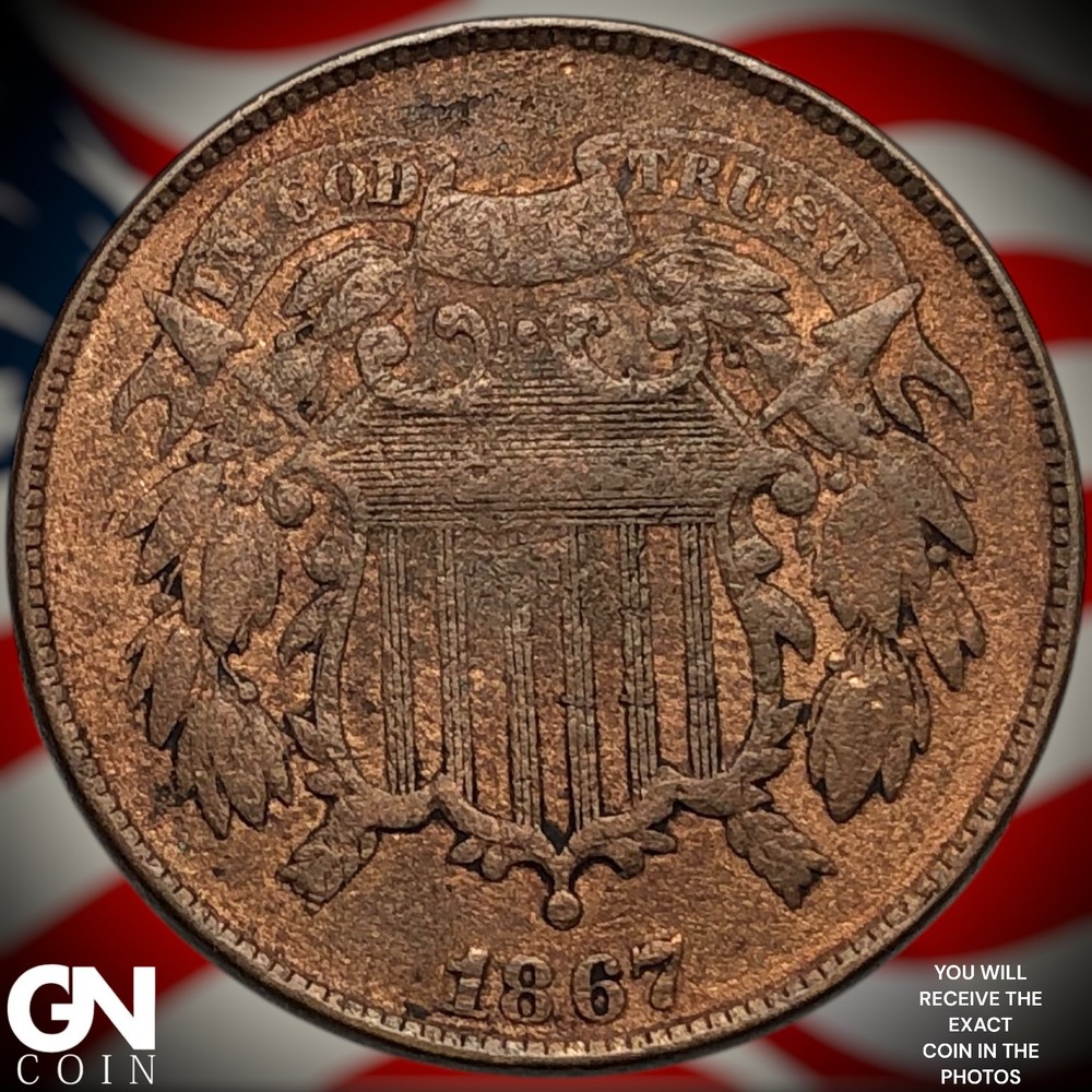 1867 2 Cent Piece Z2862