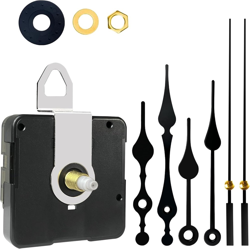 Clock Mechanism Replacement,Quartz Battery Operated Movement Silent DIY Wall ...