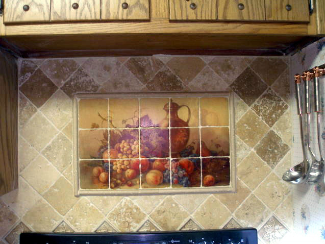 Art Fruit Mural Ceramic Decor Backsplash Tile #337