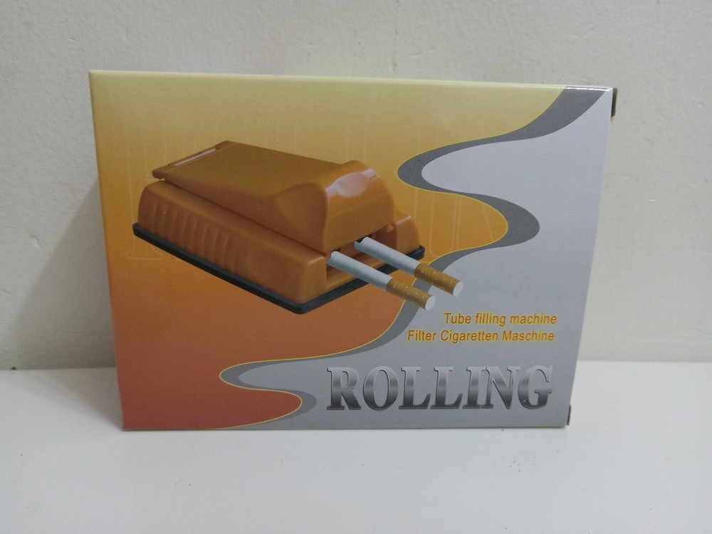 Plastic Double Tube Cigarette Injector Rolling Machine Tobacco 8MM