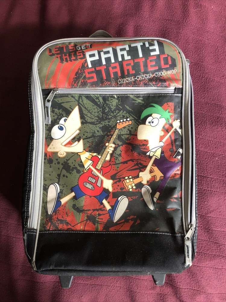 Phineas And Ferb Rolling Suitcase
