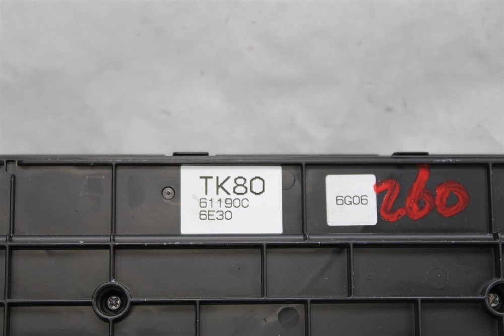 Used A/C Selector Switch fits: 2016 Mazda CX-9 front Grade A