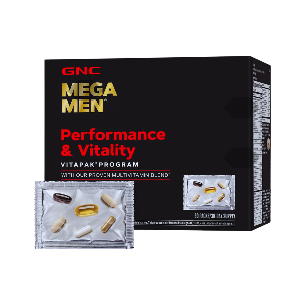 GNC Mega Men Performance and Vitality Vitapak Program 30 Pack