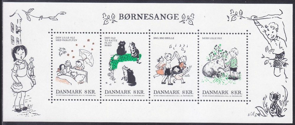 Denmark - 2016 (SS 2016-3) Children's Songs