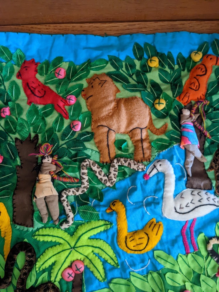 tapestry folk art peru textiles