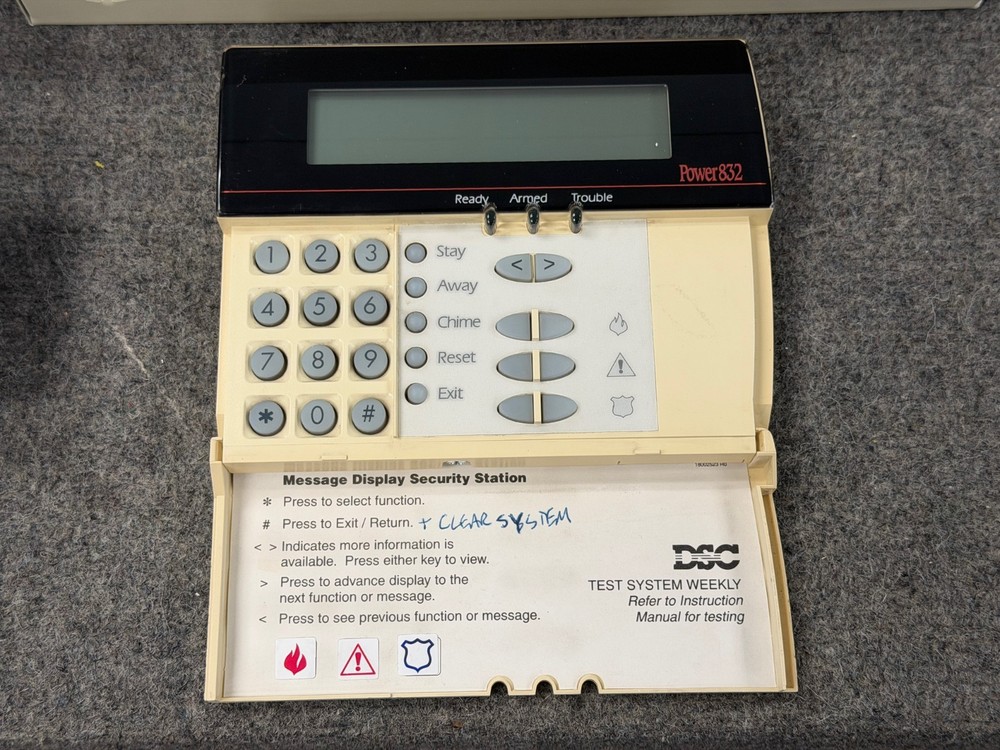 DSC Power 832 Security System + Keypad + Zone Expansion + Cellular Connect