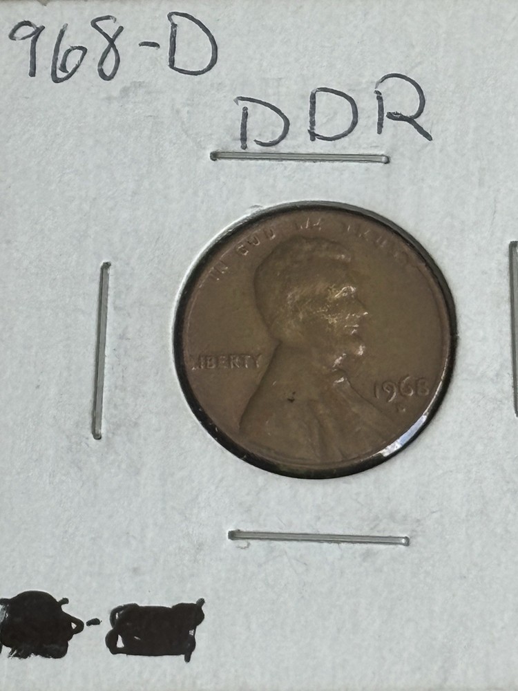 1968 D DDR Lincoln Cent