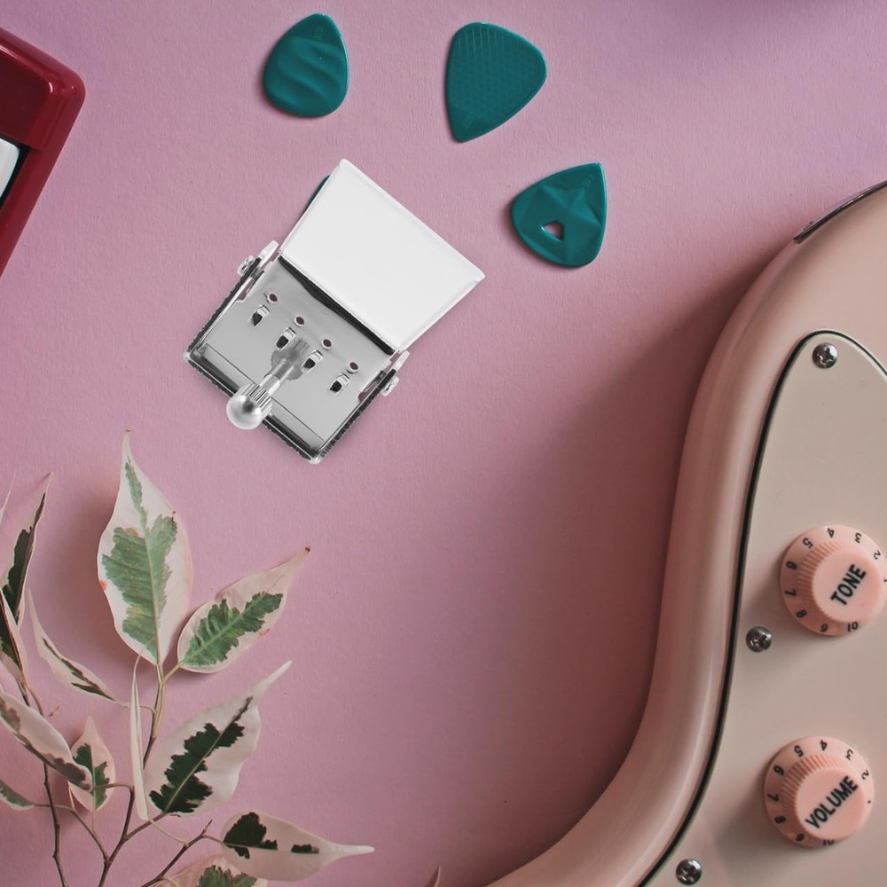 Silver Alloy Banjo Tailpiece 4 String Easy Install Durable Replacement Part