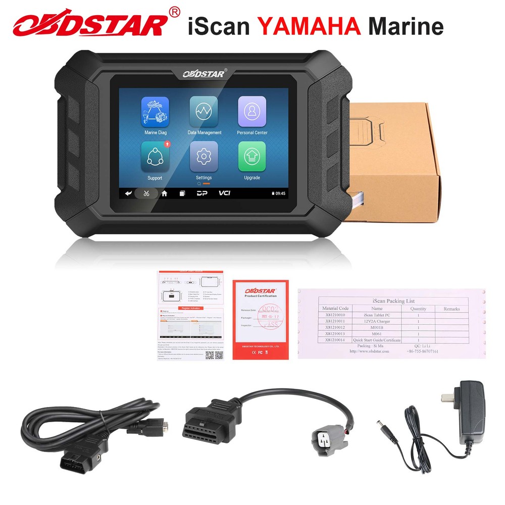 OBDSTAR iScan For YAMAHA Marine Diagnosis Code Read/ Clear Data Flow Action Test