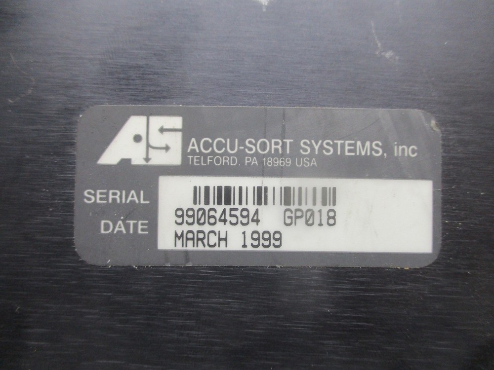 ACCU-SORT SYSTEMS 5V@370MA DISPLAY NSNP