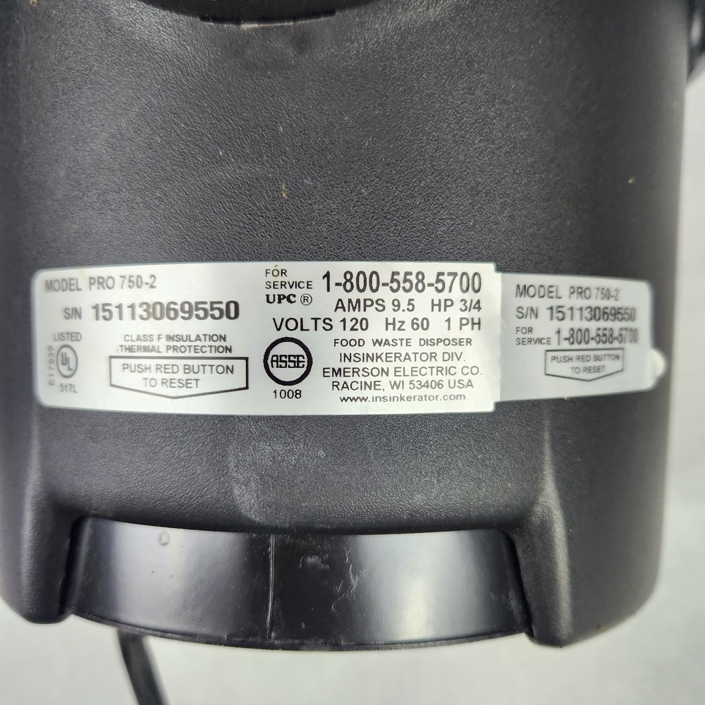 InSinkErator Evolution Pro 750 3/4 HP Commercial Grade Garbage Disposal