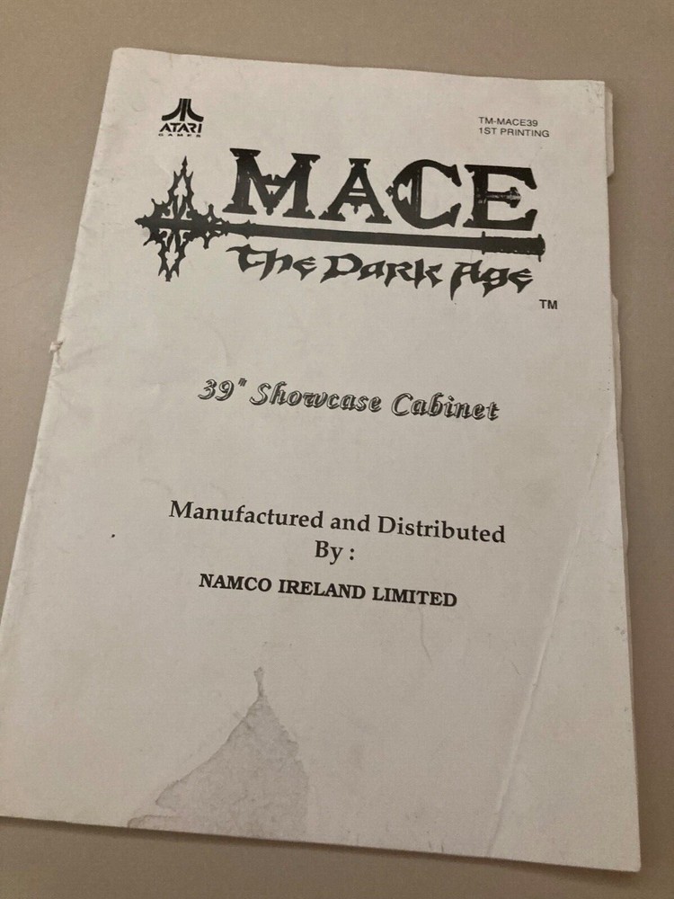 Mace The Dark Age Video Game Manual