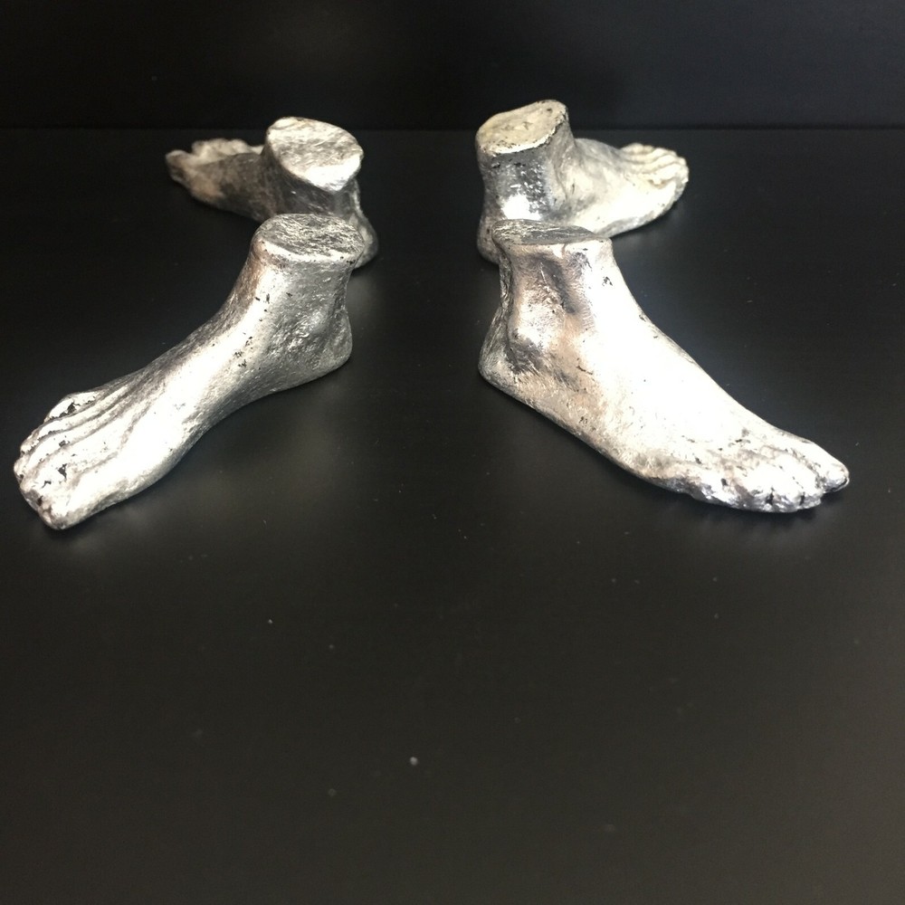 Podiatrist Foot Silver Candle Holder
