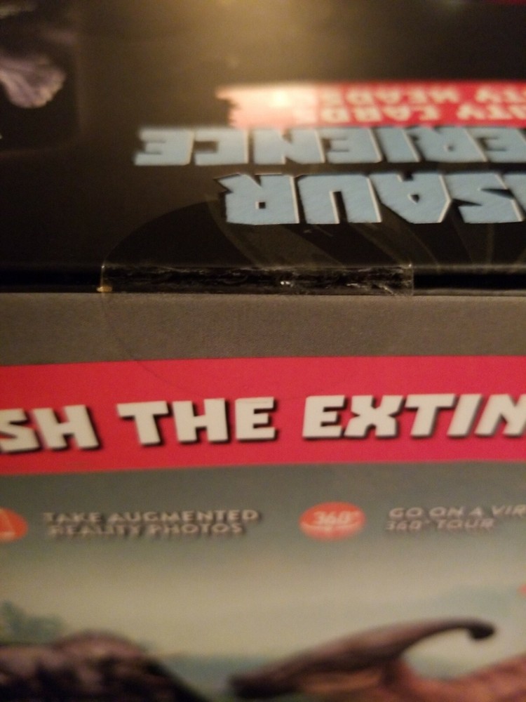 NEW 4D+ Dinosaur Experience Augmented Reality Cards + VR Virtual Reality Headset