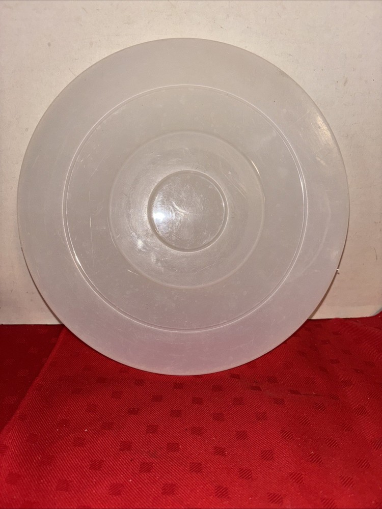 9" Round Plastic Lid Estate Find