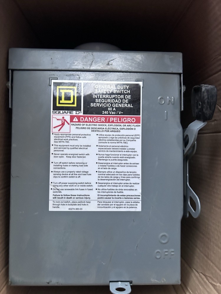 60amp & 30amp Disconnect Switches 4pc