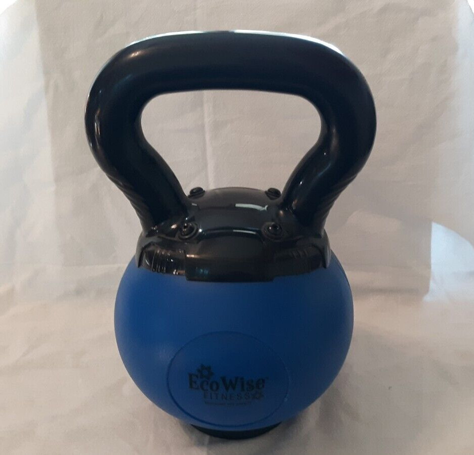 Eco Wise Sand Filled 8lbs Kettlebell Blue Used