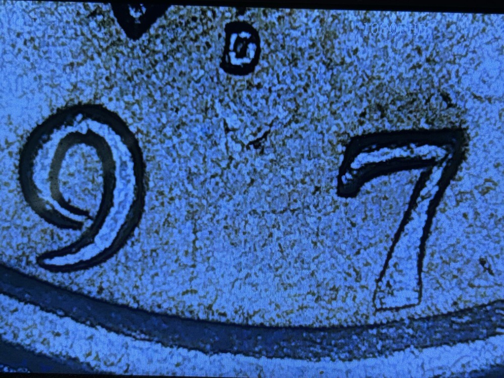 1972-D 50C Kennedy Half Dollar Multiple Errors View