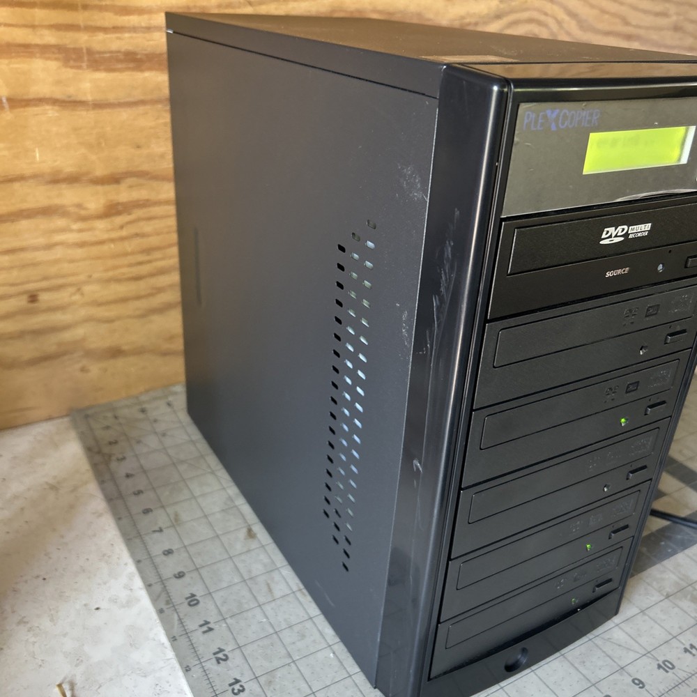 PlexCopier 1 to 5 DVD CD Plextor Disc Copy Duplicator System Tower