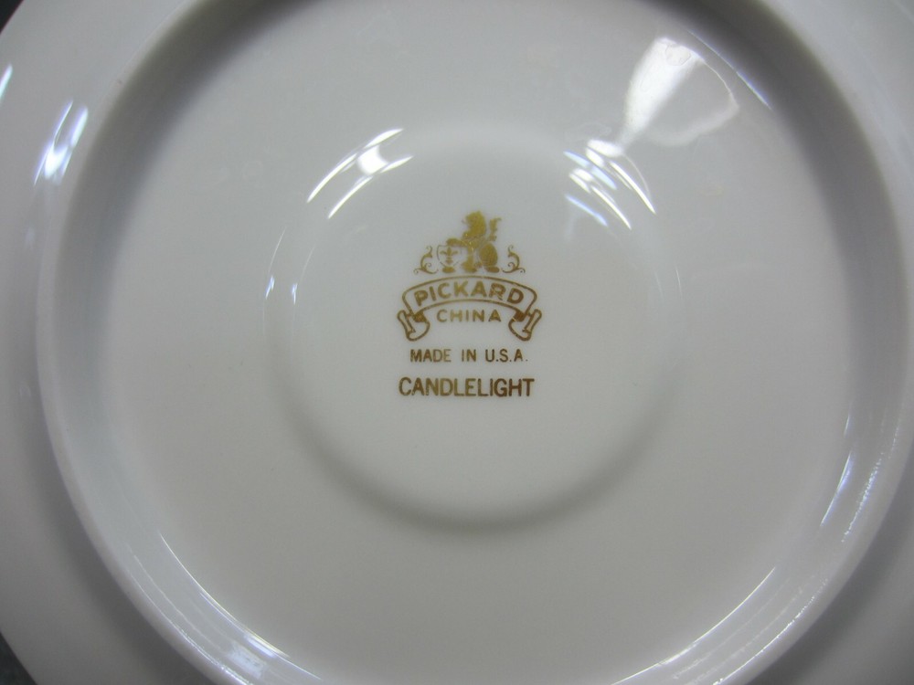 Pickard Candlelight Cup and Saucer Set