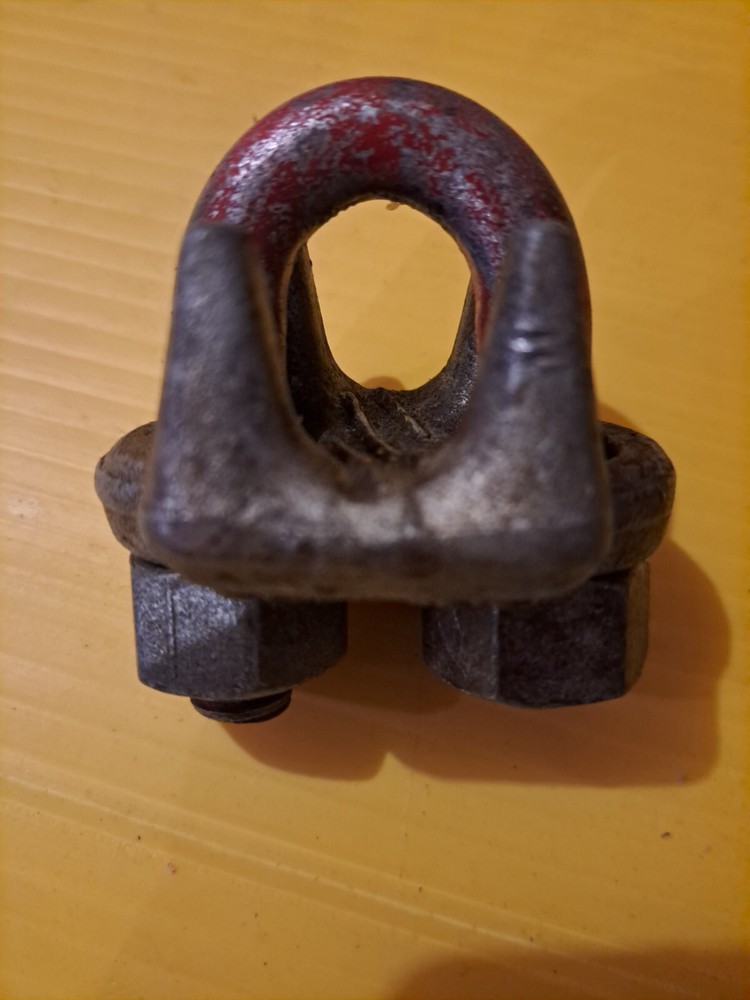 Wire Rope Clip Drop Forged Hot Dip Galvanized 7/8"