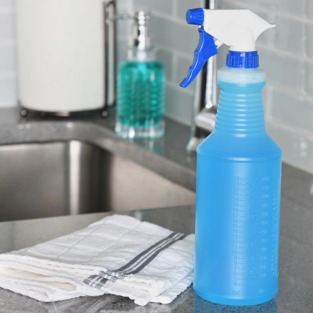 (6 pack) Great Value All Purpose Plastic Spray Bottle, 32 oz., Single Count