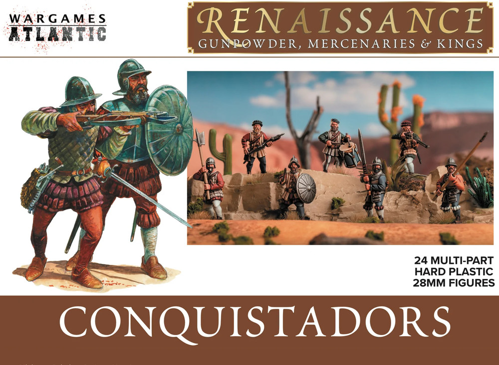 Renaissance Conquistadors - 24 Multi-Part 28mm Plastic Figures