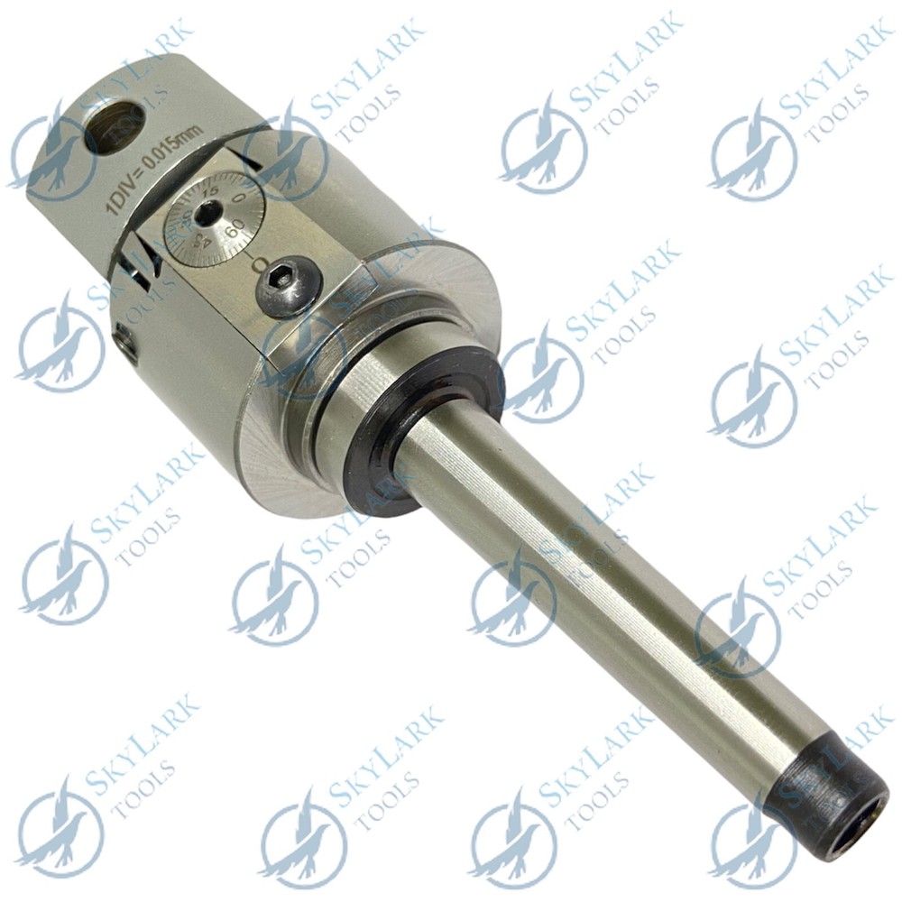 1.5'' ADJUSTABLE BORING HEAD WITH MT1 SHANK & CARBIDE BORING BARS 3PCS