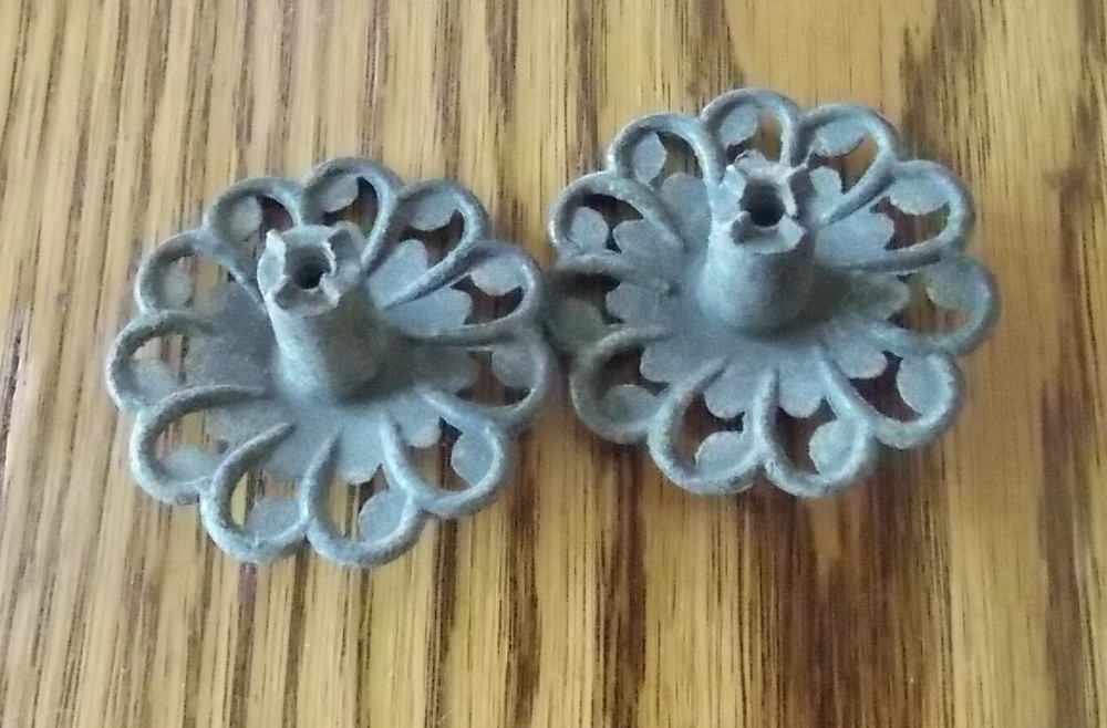 Brass Flower Drawer Pull (1 pull)