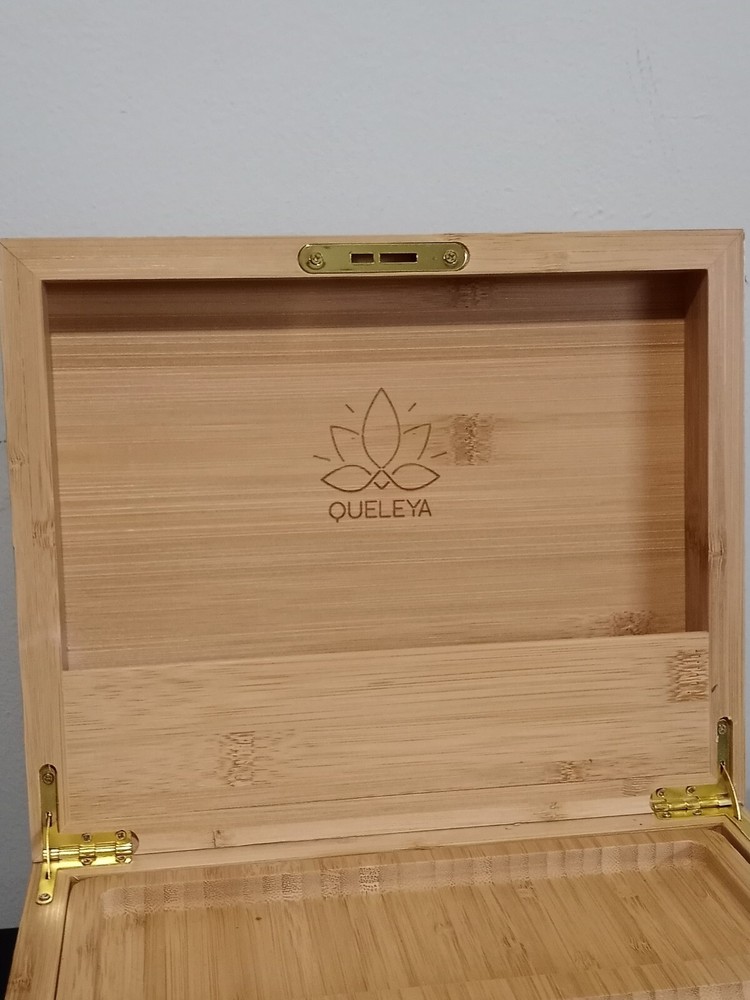 Bamboo Stash Box With Lock