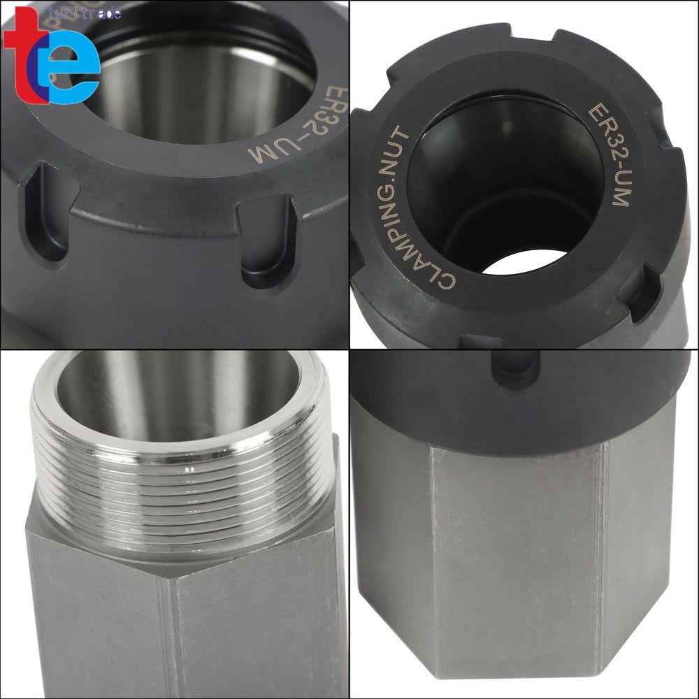 1 piece ER32 Collet Block Spring Hex & Square Chuck Holder Set For CNC Machine