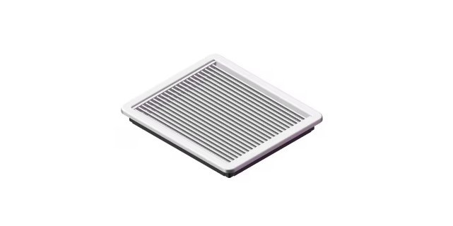Plastic Grille, Fixed Vanes with Filter 10" x 8" by MSI (PG10x8RF)