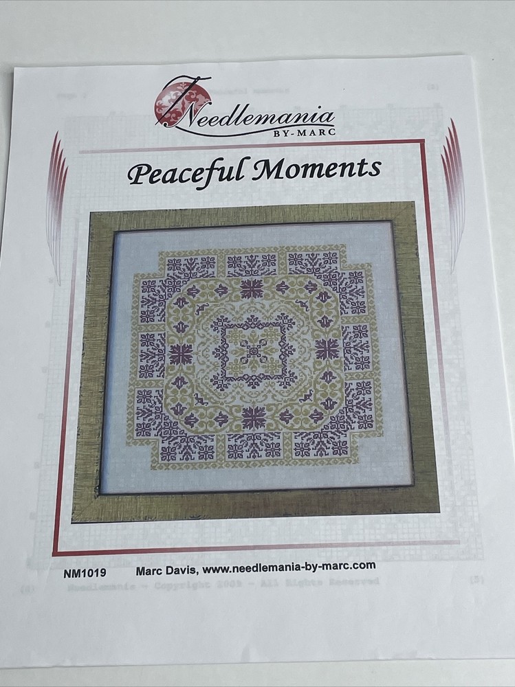 Needlemania by Marc - Peaceful Moments - Cross Stitch Pattern
