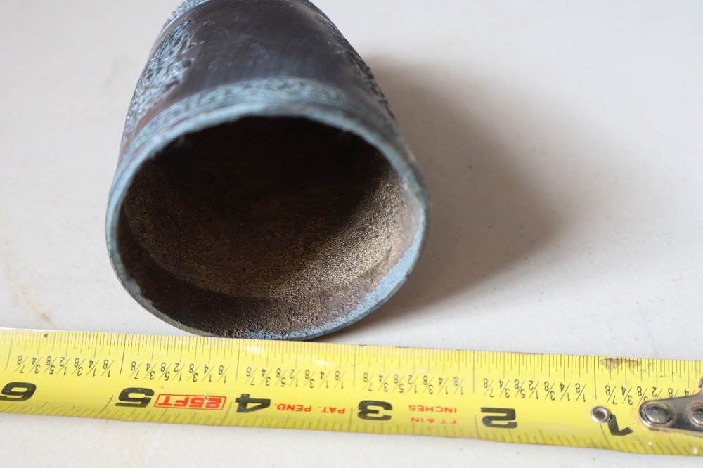 VINTAGE INDIA ? BRASS/COPPER? BELL CUP k