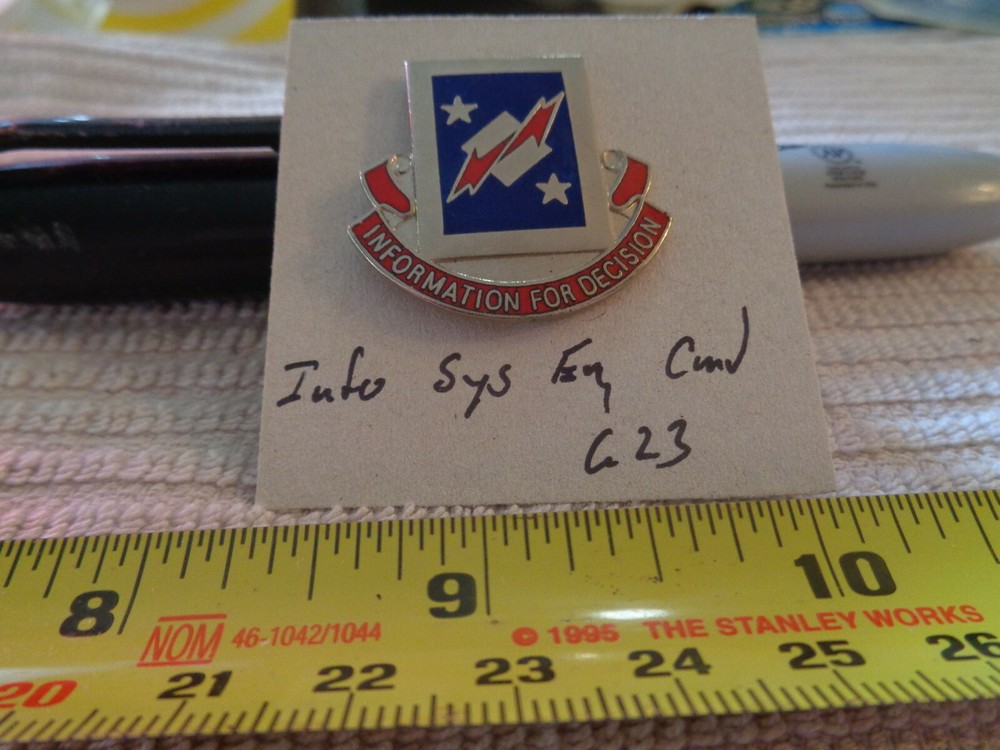 Information System Engineering Command G23 Unit Crest, DI, DUI (DRAW#V2)