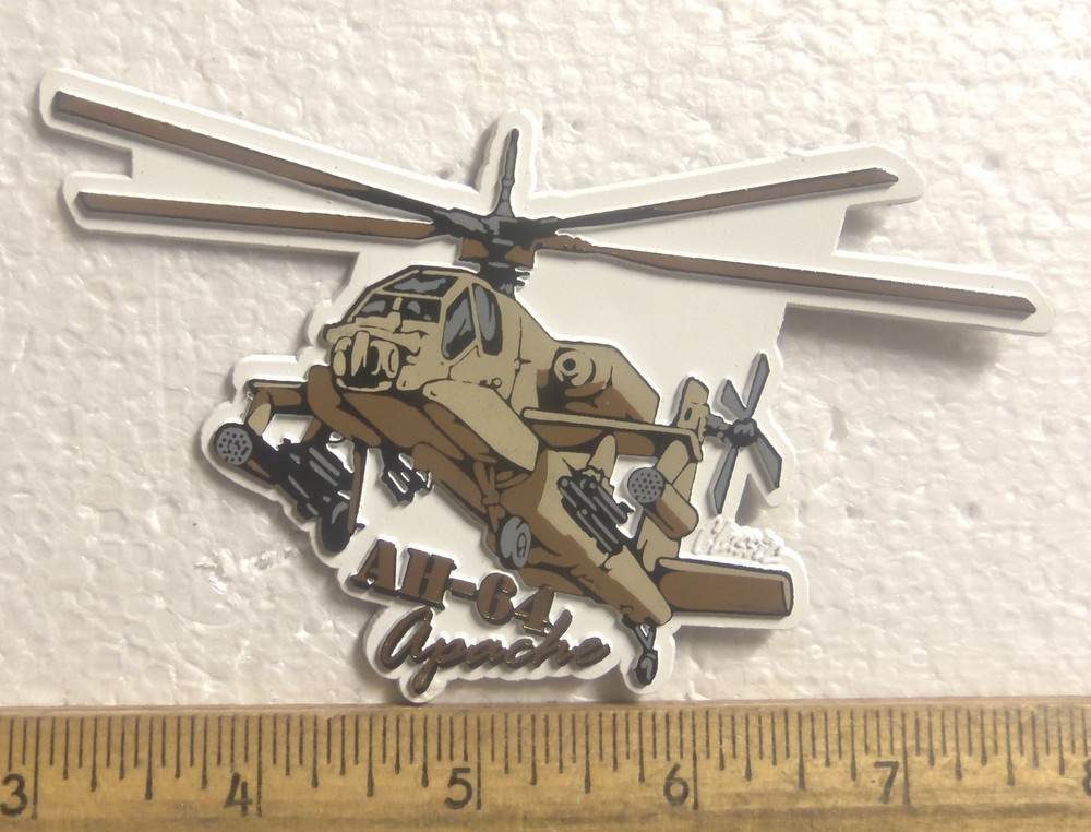 AH-64 Apache Helicopter Magnet