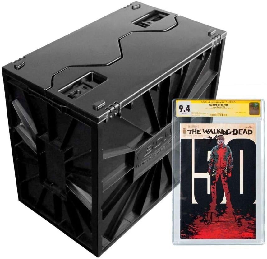 Comic Book Storage Bin Plastic Stackable for Graded Comics Display