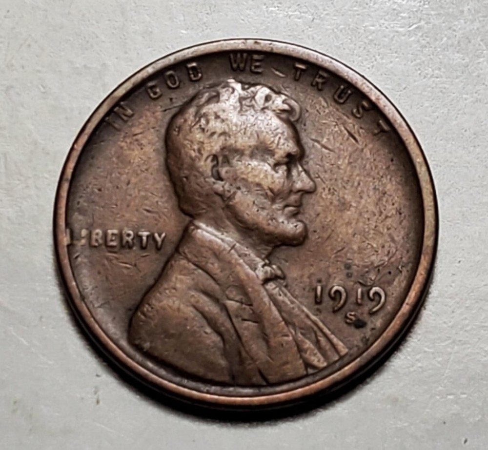 1919 S LINCOLN WHEAT PENNY #C4631