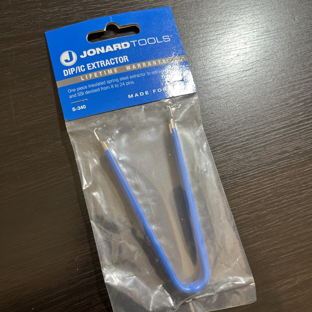 JONARD TOOLS, DIP/IC EXTRACTOR  / TWEEZER, S-340 ( NEW )