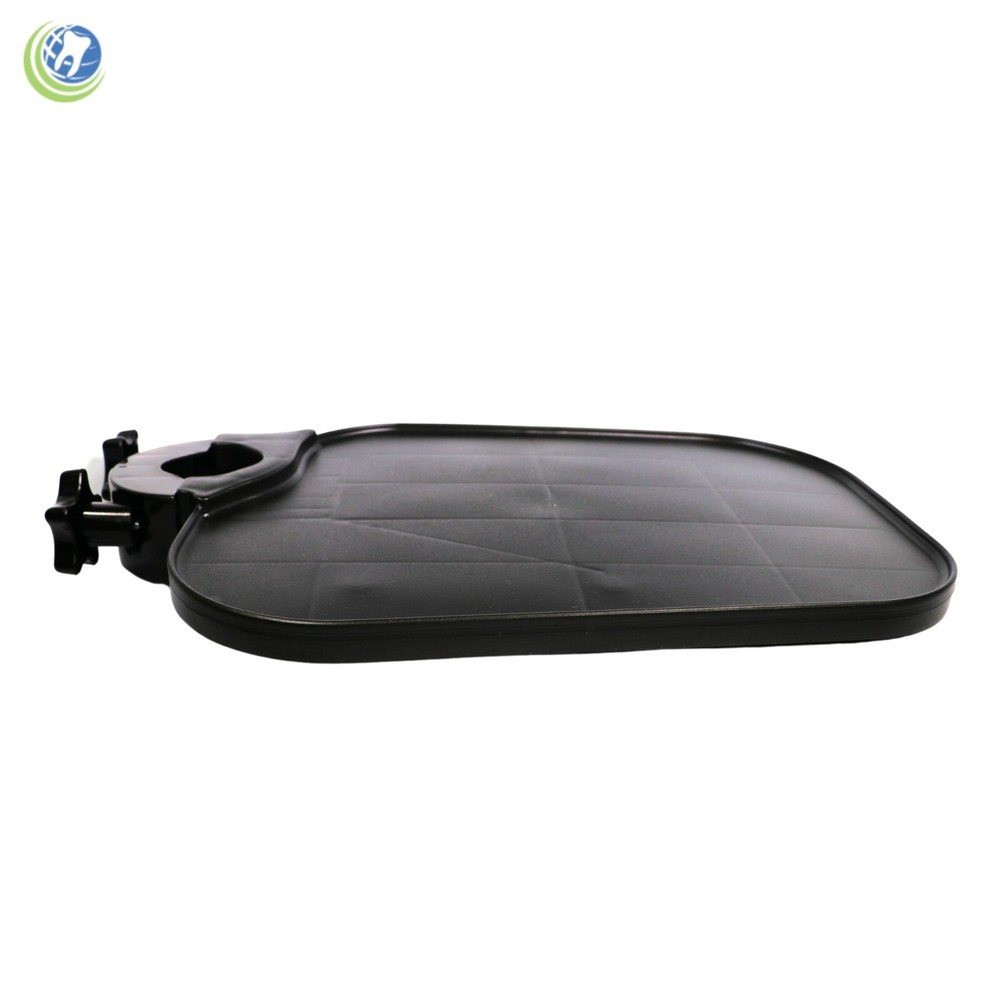 NEW TATTOO SPA POLE POST MOUNT UTILITY ACCESSORY SHELF TRAY TABLE BLACK COLOR